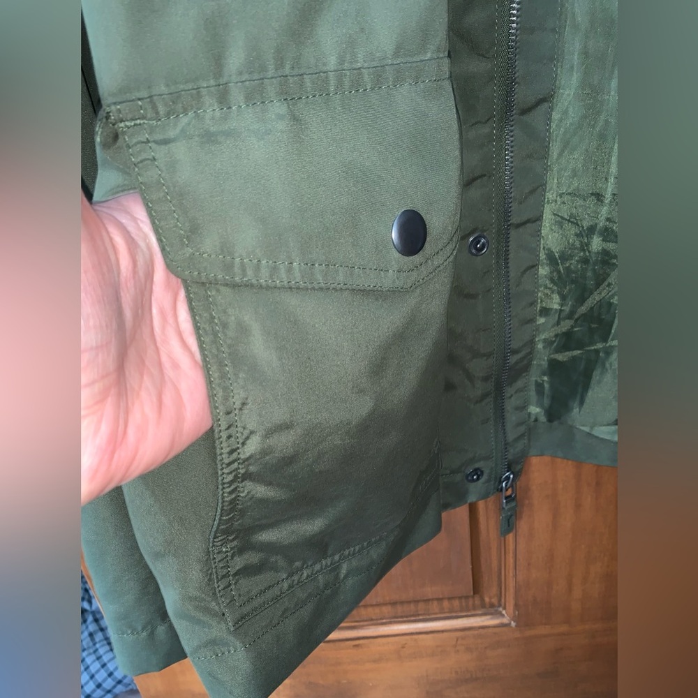 OLD NAVY 2017 Light Anorak Jacket Windbreaker in In the Weeds Green L LARGE NEW - Picture 4 of 7